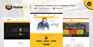 Home Fix - Chủ đề dịch vụ bảo trì, thợ sửa chữa