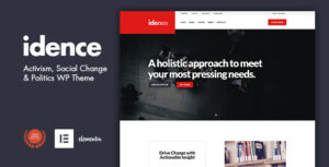 Idence - Chủ đề WordPress về chủ nghĩa hoạt động