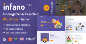 Infano - Chủ đề WordPress cho trường mẫu giáo & mầm non