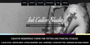 Ink Tattoo Studio - Chủ đề WordPress sáng tạo