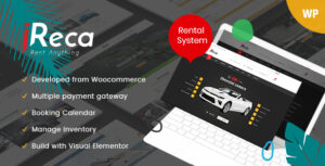 Ireca - Chủ đề WordPress cho thuê xe, thuyền, xe đạp, xe cộ, lịch