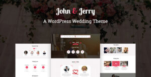 John & Jerry - A WordPress Wedding Theme