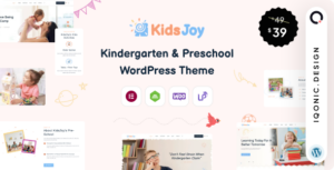 KidsJoy - Chủ đề WordPress cho trẻ mẫu giáo và mẫu giáo