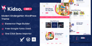 Kidso - Chủ đề WordPress mẫu giáo hiện đại