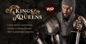 Kings & Queens | Chủ đề WordPress tái hiện chiến tranh thời trung cổ lịch sử