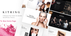 Kitring - Chủ đề WordPress cho tiệm làm tóc và làm đẹp
