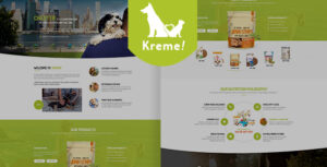 Kreme - Chủ đề WordPress thương mại điện tử cho thú cưng và cửa hàng