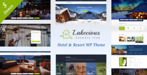 Lakecious: Theme WordPress cho khu nghỉ dưỡng và khách sạn