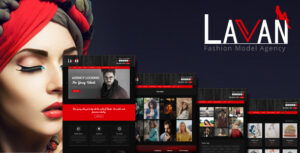 Lavan - Chủ đề WordPress CMS của công ty người mẫu thời trang