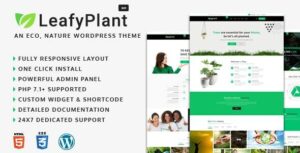 LeafyPlant - Chủ đề WordPress đa năng về môi trường