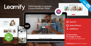 Learnify - Chủ đề WordPress Giáo dục Khóa học Trực tuyến