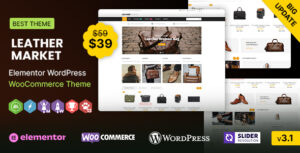 Leather Market WP - Chủ đề đáp ứng WooCommerce