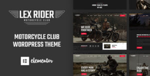 LexRider - Chủ đề WordPress của Câu lạc bộ xe máy