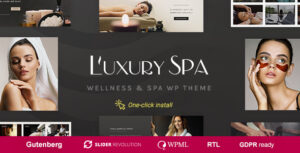 Luxury Spa - Chủ đề WordPress về Sức khỏe và Sắc đẹp
