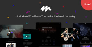 Marly - Một chủ đề WordPress hiện đại dành cho ngành công nghiệp âm nhạc