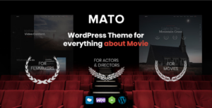 Mato - Chủ đề WordPress cho hãng phim và nhà làm phim