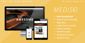 Mediso - Doanh nghiệp / Một trang / Viết blog WordPress