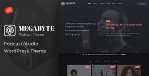 Megabyte - Chủ đề WordPress Podcast/Âm thanh