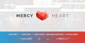 Mercy Heart - Chủ đề WordPress từ thiện hiện đại
