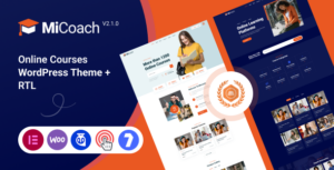 MiCoach - Chủ đề WordPress cho khóa học trực tuyến + RTL