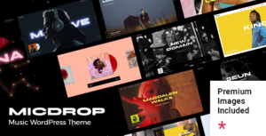 Micdrop ​​- Chủ đề WordPress về âm nhạc