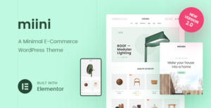 Miini - Một chủ đề WooCommerce tối giản