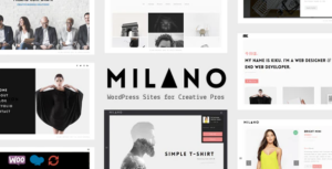 Milano | Chủ đề WordPress về danh mục đầu tư và nhiếp ảnh tối giản sáng tạo