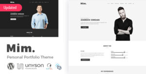Mim - Chủ đề WordPress danh mục đầu tư cá nhân