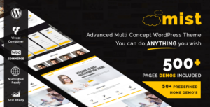 Mist - Chủ đề WordPress đa khái niệm nâng cao