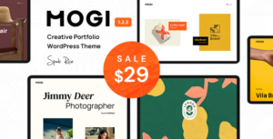 Mogi - Chủ đề WordPress cho Cơ quan/Danh mục đầu tư sáng tạo