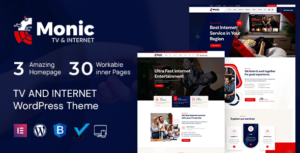 Monic - Giao diện WordPress cho TV & Internet & RTL Ready