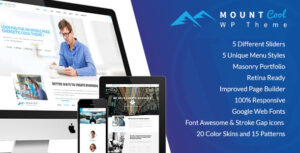 MountCool - Chủ đề WordPress Portfolio một trang