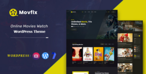 Movflx - Chủ đề WordPress về sản xuất video và phim