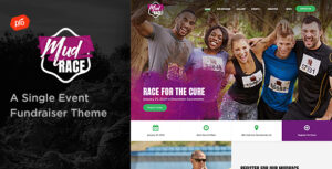 MudRace - Chủ đề WordPress gây quỹ sự kiện đơn lẻ