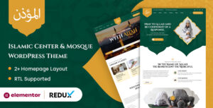 Muezzin - Trung tâm Hồi giáo & Nhà thờ Hồi giáo WordPress Theme + RTL