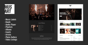 Musart - Chủ đề WordPress cho Nhãn hiệu âm nhạc và Nghệ sĩ