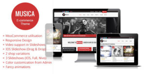 Musica - Chủ đề WordPress WooCommerce đáp ứng