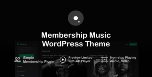 Musicon – Chủ đề âm nhạc thành viên WordPress