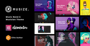 Musize - Chủ đề WordPress âm nhạc sáng tạo