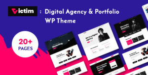 Nạn nhân - Chủ đề WordPress cho Cơ quan kỹ thuật số & Danh mục đầu tư
