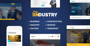 Ngành công nghiệp - Nhà máy, Xây dựng WordPress Theme