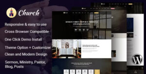 Nhà thờ – Chủ đề WordPress Nhà thờ đa năng