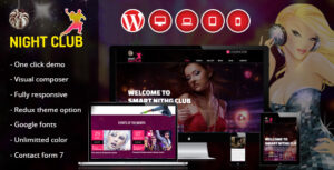 Night Club - Chủ đề WordPress một trang cho các bữa tiệc