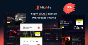 Nighty - Chủ đề WordPress Câu lạc bộ đêm