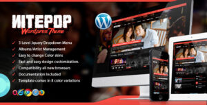 Nite Pop - Chủ đề WordPress về ban nhạc/nghệ sĩ