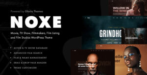 Noxe - Chủ đề WordPress cho hãng phim và nhà làm phim