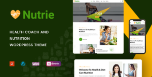 Nutrie - Chủ đề WordPress về Huấn luyện viên sức khỏe và dinh dưỡng