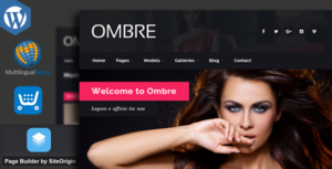 OMBRE - Chủ đề WordPress thời trang của công ty người mẫu