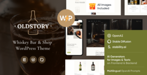 OldStory - Whisky Bar | Quán rượu | Chủ đề WordPress Nhà hàng