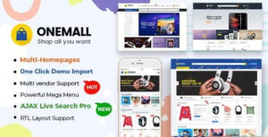 OneMall - Chủ đề WordPress WooCommerce của Chợ thương mại điện tử (Bao gồm Giao diện di động)